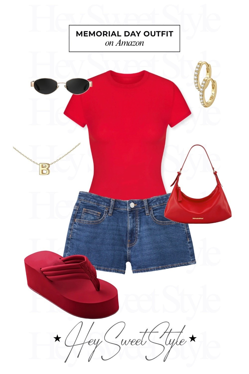All RED 🍒 | 12 Memorial Day Outfit Ideas on Amazon 🇺🇸⭐️