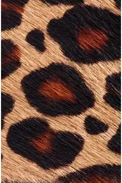 Genuine Calf Hair Leopard Print Belt | Nordstrom