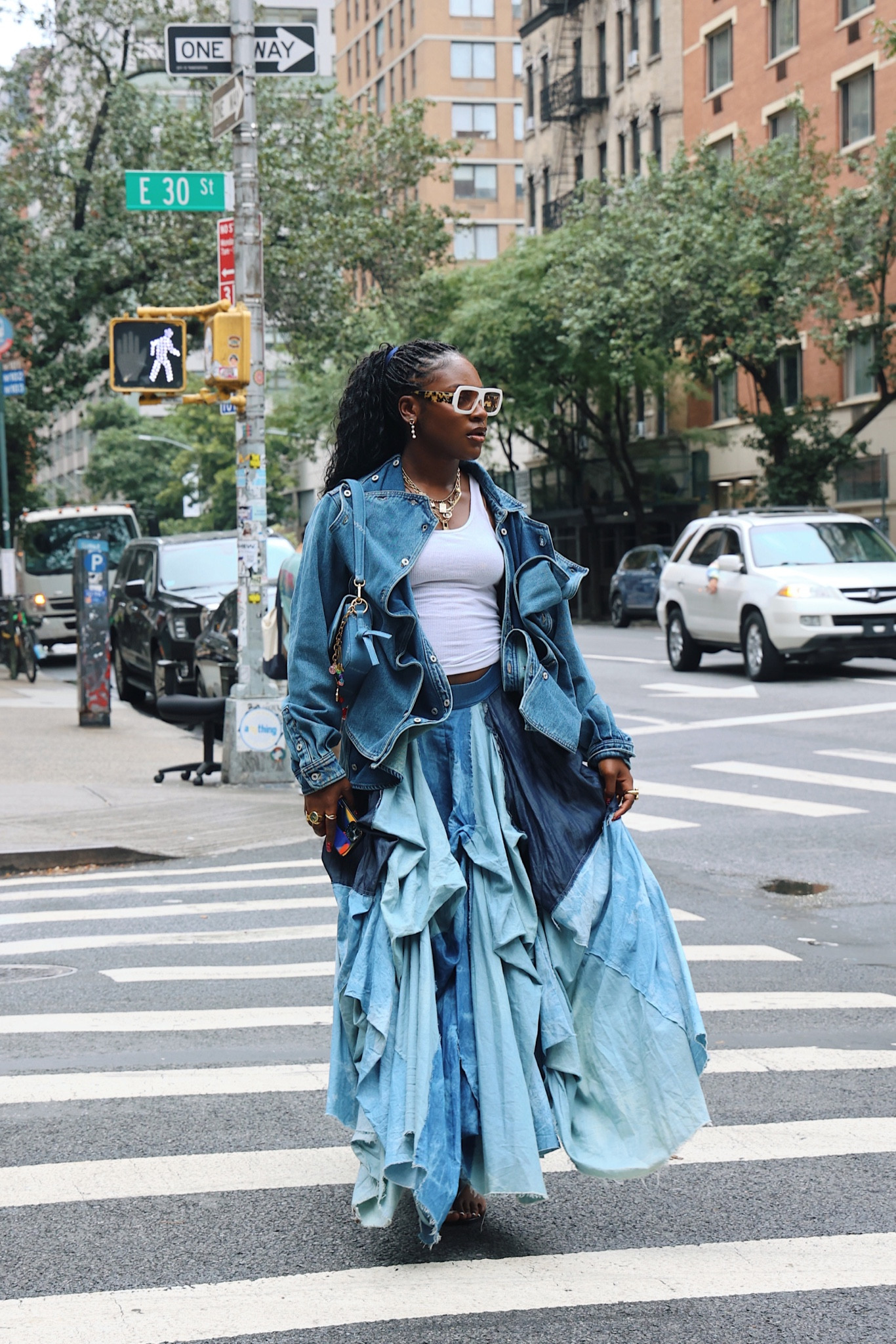 Denim on denim nyfw look

#LTKStyleTip #LTKNYFW