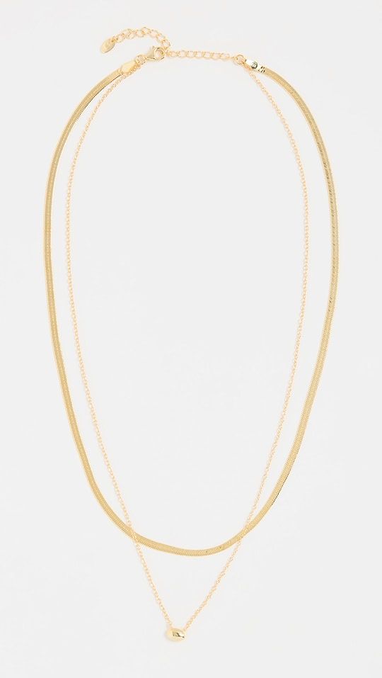 Argento Vivo Layered Herringbone Chain Necklace | SHOPBOP | Shopbop