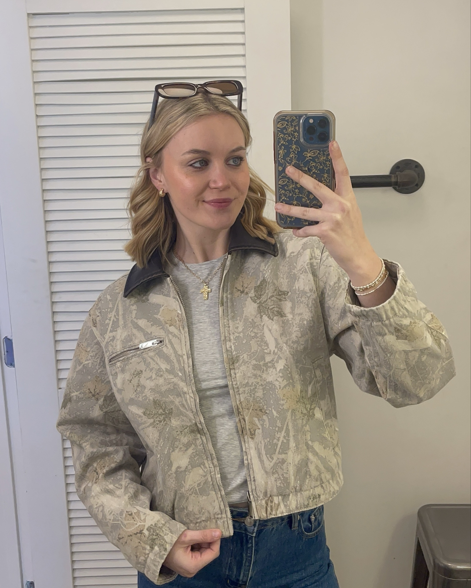 the cutest camo cropped jacket for winter + spring🤎☀️

#LTKootd #LTKSeasonal #LTKValentine