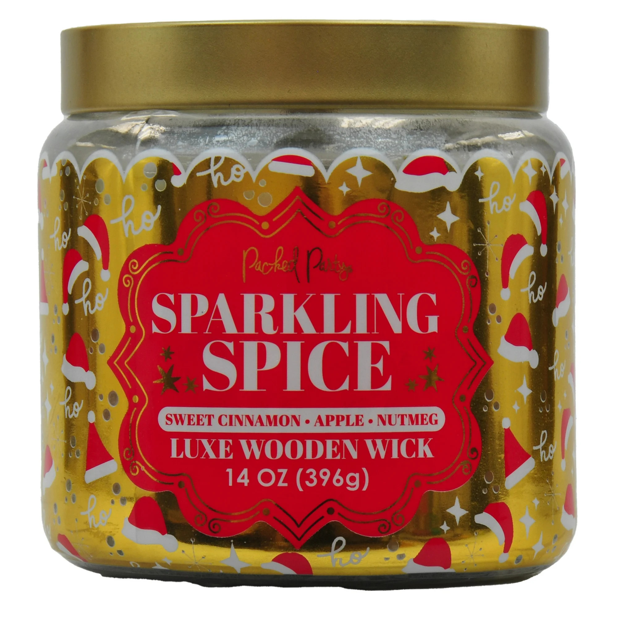 Packed Party Wrap 2 Wick Sparkling Spice Candle, 14 Ounce - Walmart.com | Walmart (US)