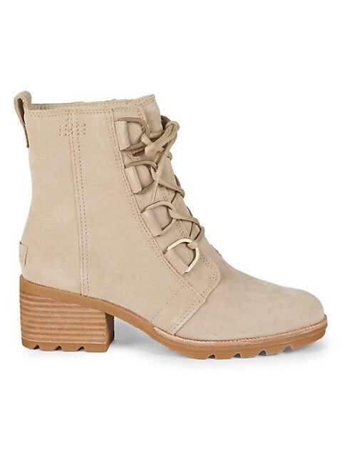 Sorel Cate Waterproof Suede Booties on SALE | Saks OFF 5TH | Saks Fifth Avenue OFF 5TH