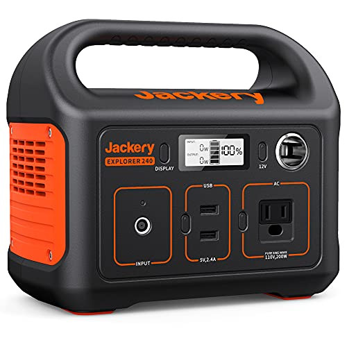 Amazon.com: Jackery Portable Power Station Explorer 240, 240Wh Backup Lithium Battery, 110V/200W Pur | Amazon (US)