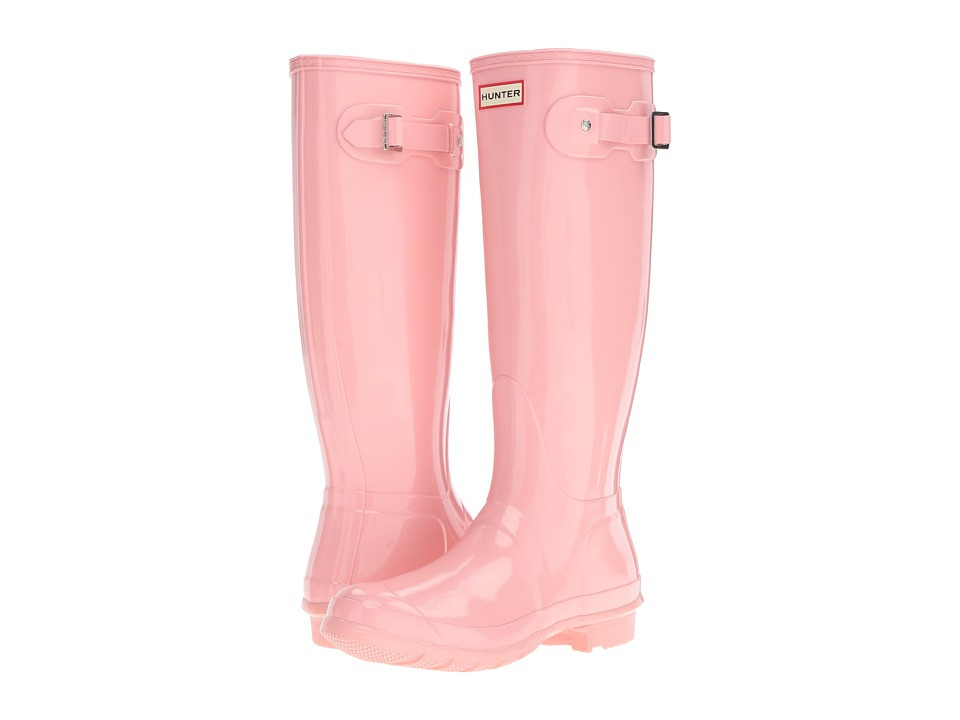 Hunter Original Tall Gloss (Pink Sand) Women's Shoes | 6pm