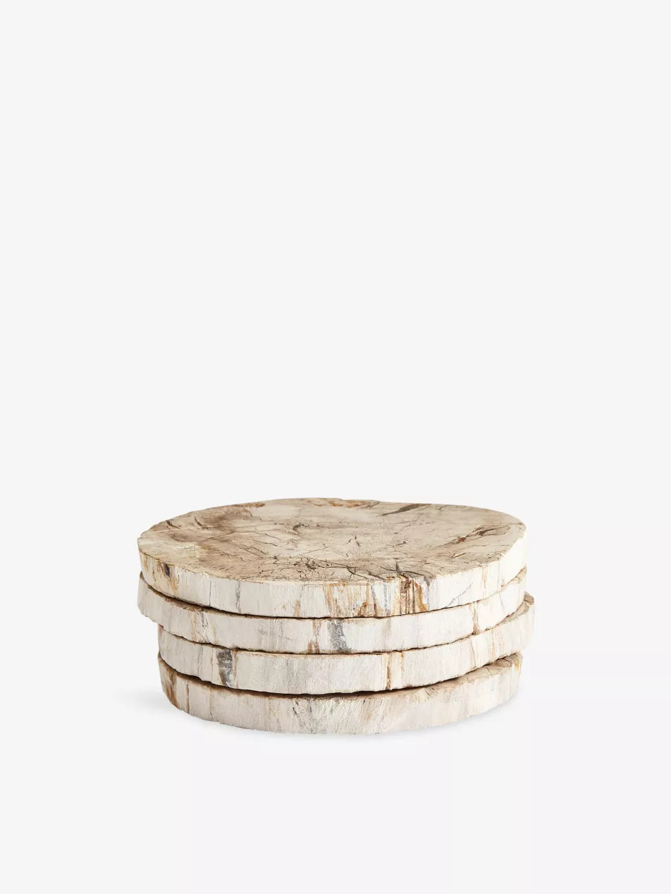 Balfern Set-of-Four Wood Coasters | Selfridges