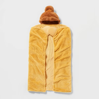 Princess Belle Kids' Hooded Blanket - The Disney Collection by Pillowfort™ | Target