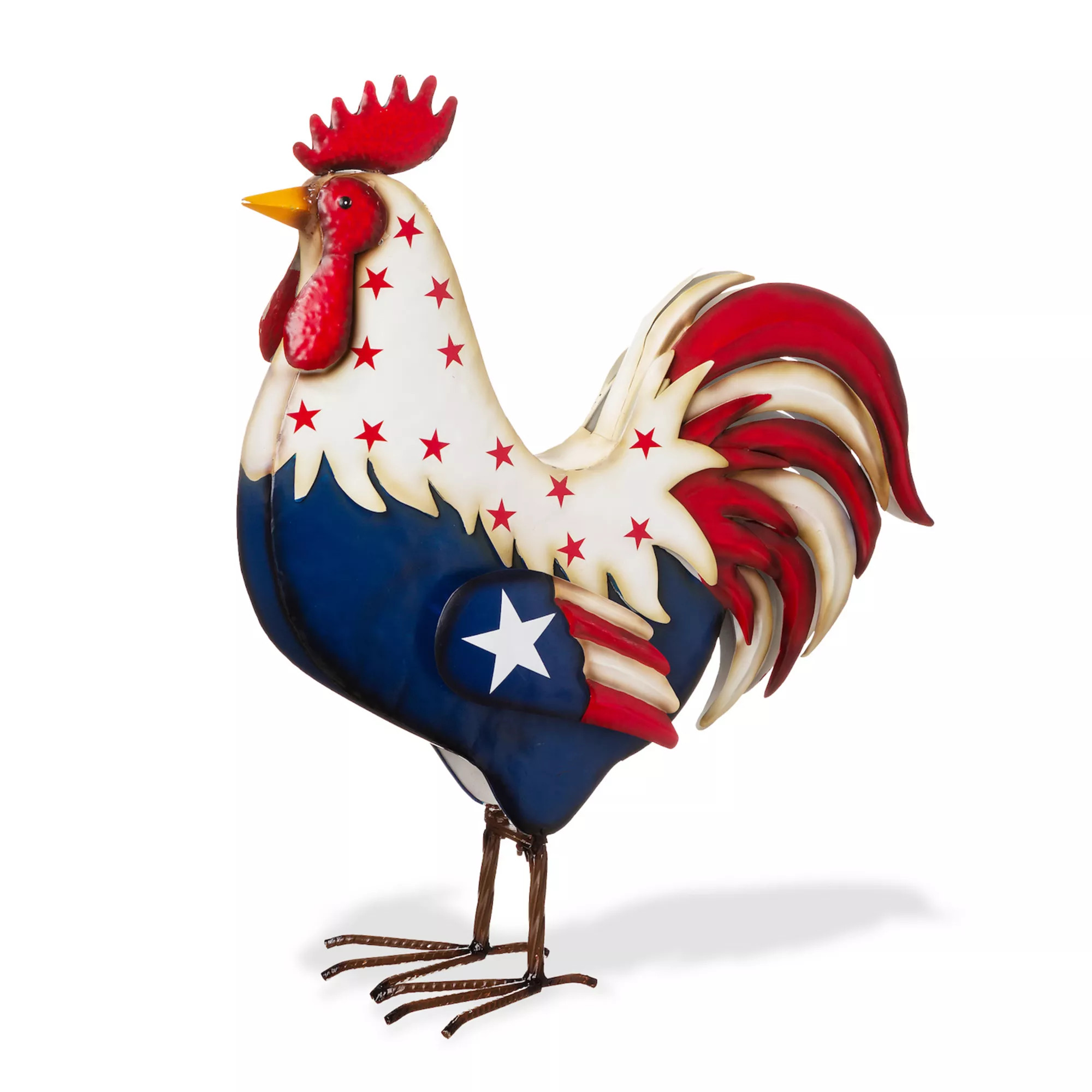 Glitzhome 21"h Metal Patriotic/ Americana Rooster Porch Sign Décor | Kohl's