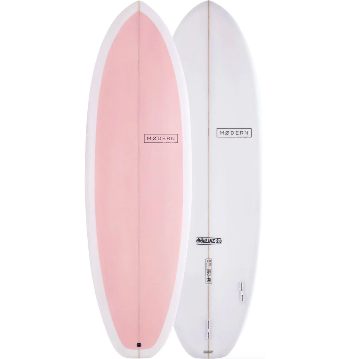 Modern Surfboards Highline 2.0 PU Surfboard Candy Pink, 6ft 3in | Backcountry