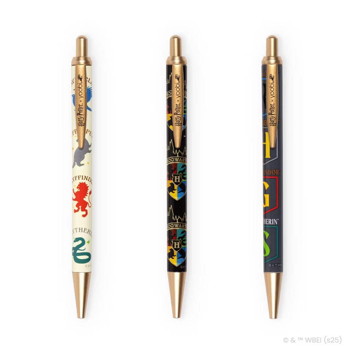 Yoobi Harry Potter Ballpoint Pen 3pk Retractable Set House Pride | Target