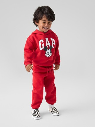 babyGap × Disney Mickey Mouse Relaxed Logo Hoodie | Gap Factory | Gap Factory