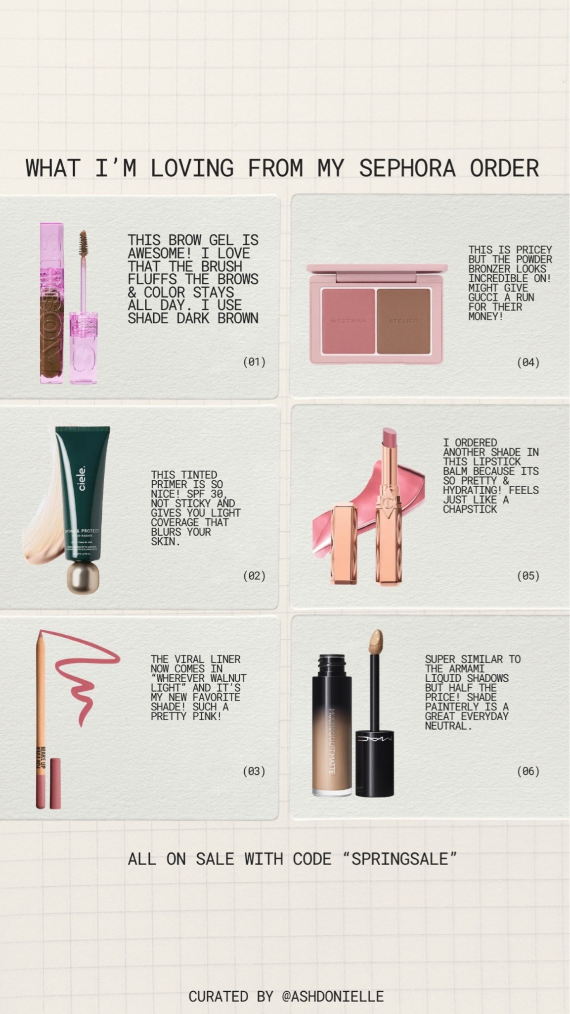 Sephora finds I’m loving!

#LTKdayinmylife #LTKgrwm #LTKBeauty