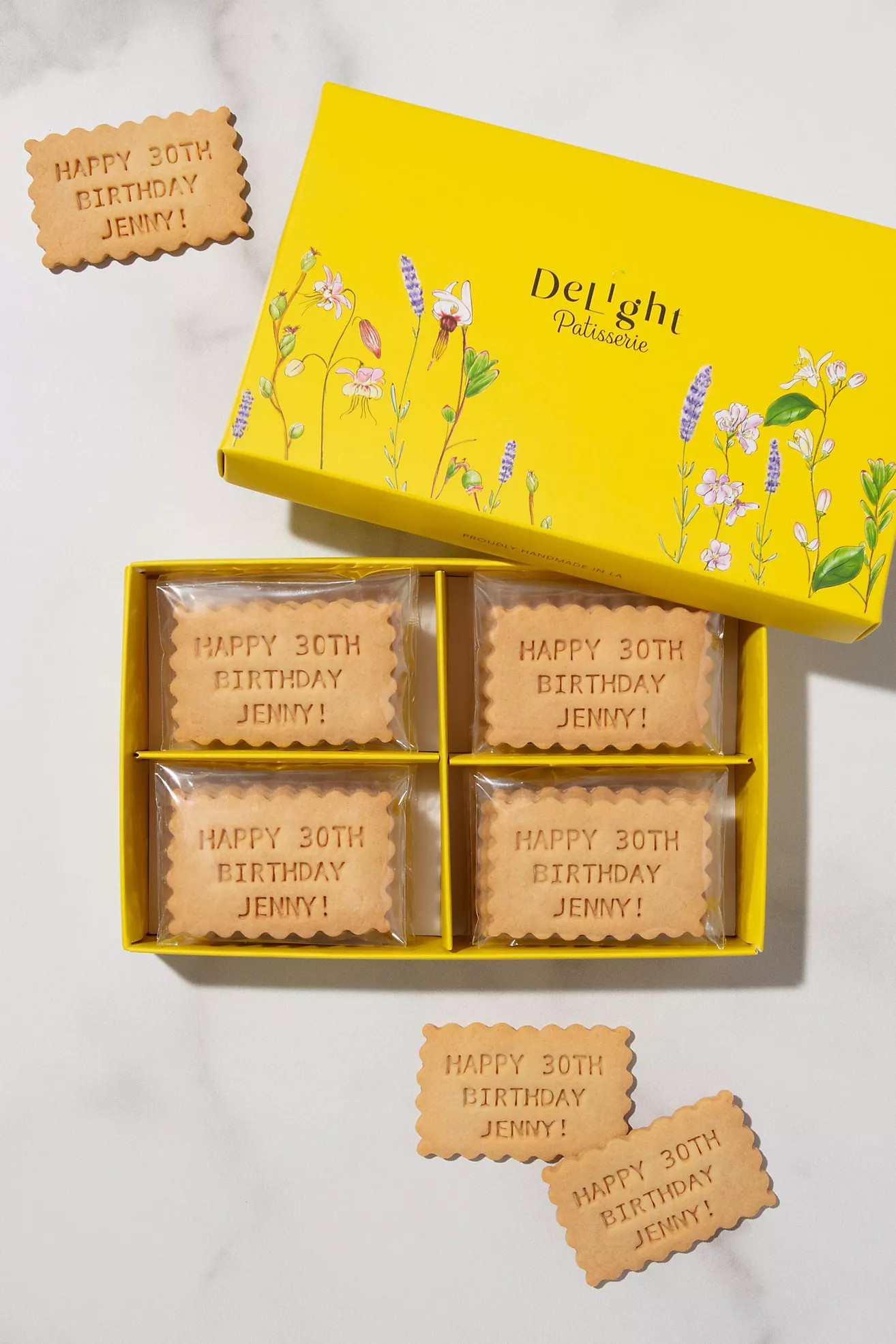 Delight Patisserie Custom Message Shortbread Cookies | Anthropologie (US)