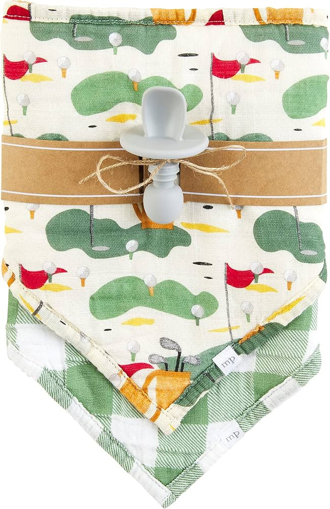 Mud Pie Boy Golf Bib Spoon Set | Amazon (US)