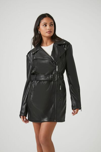 Faux Leather Moto Jacket | Forever 21 | Forever 21 (US)