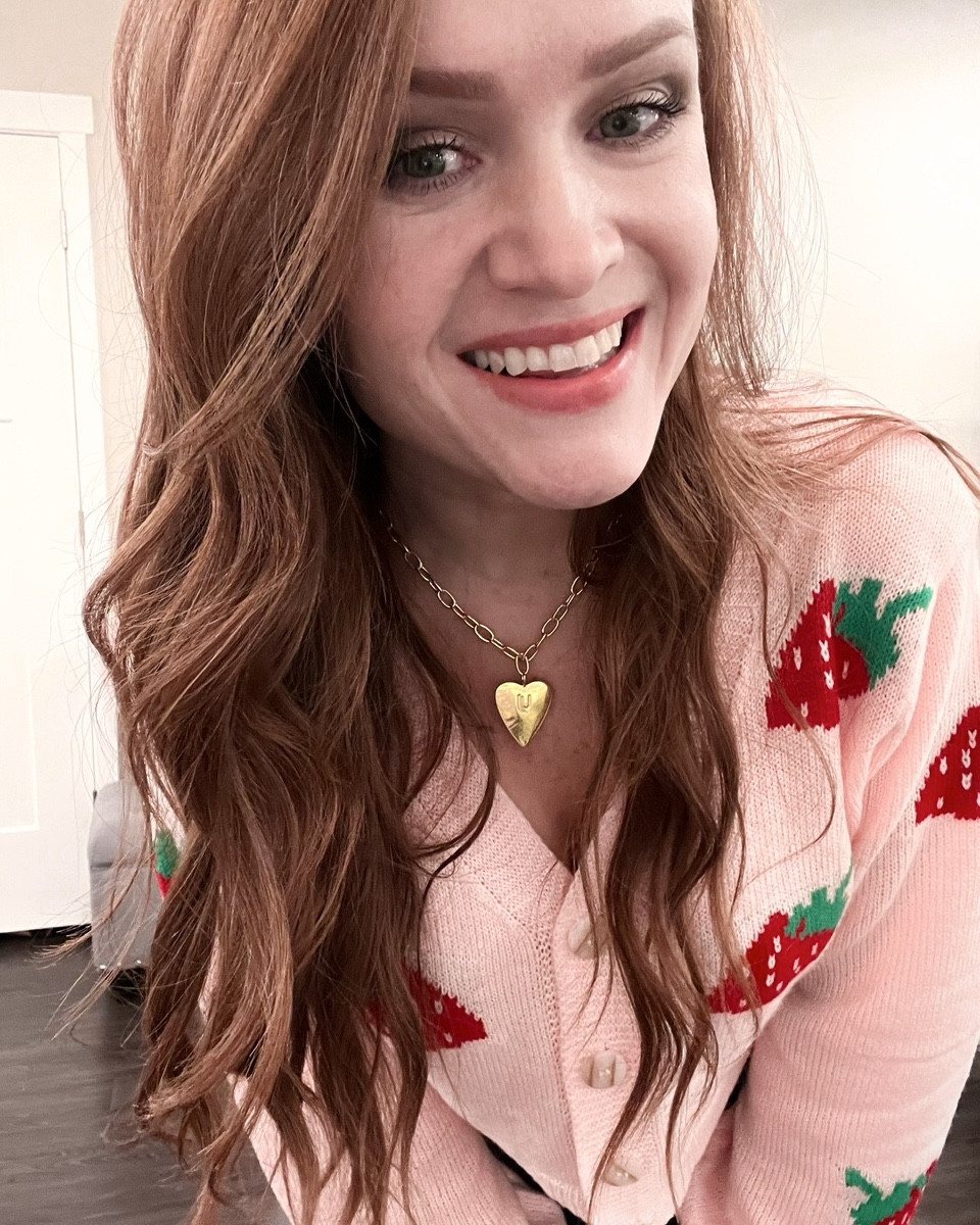 I get so many compliments when I wear this strawberry sweater. If you’re not into all the hearts for Valentines, strawberries are a nice change. 🍓

It is a really lightweight sweater, so will be perfect for going into spring. Also, definitely wash on gentle and hang dry and it’ll stay looking brand new.


#LTKSaleAlert #LTKStyleTip #LTKSeasonal