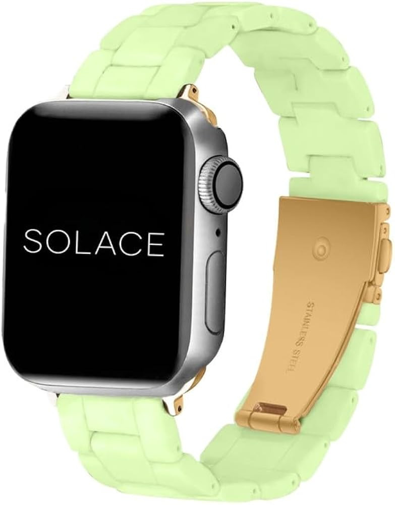 Solace Bands Lightweight Perma Watch Band - Universal Fit for Apple Watch Bands for Women and Men... | Amazon (US)