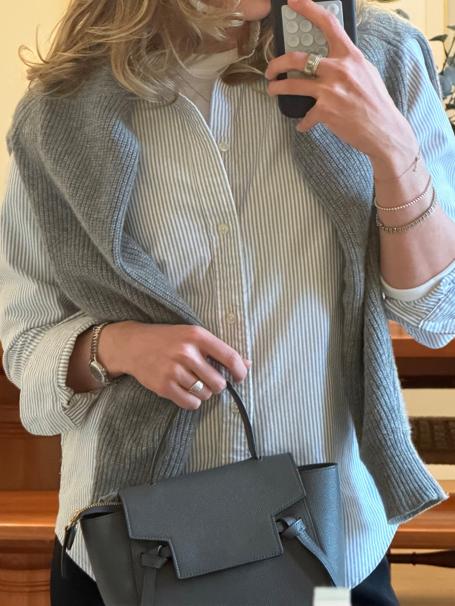Clean layers 

S: Quince Sweater
S: Polo Shirt 

#LTKSeasonal #LTKootd