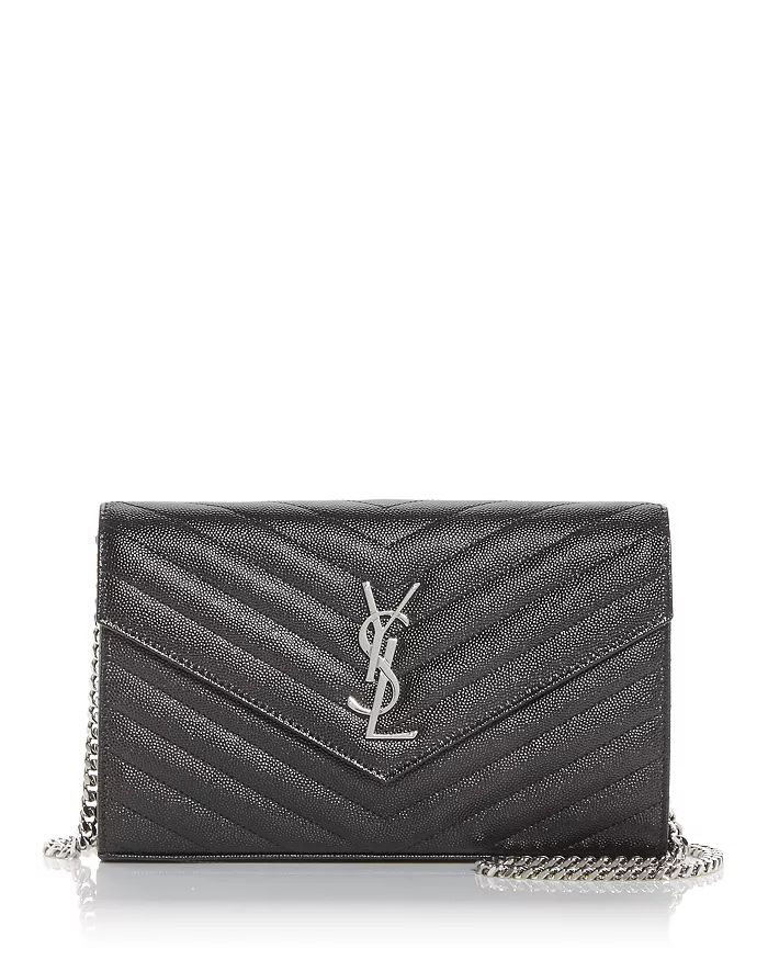 Saint Laurent Monogram Quilted Leather Chain Wallet Back to Results -  Handbags - Bloomingdale's | Bloomingdale's (US)