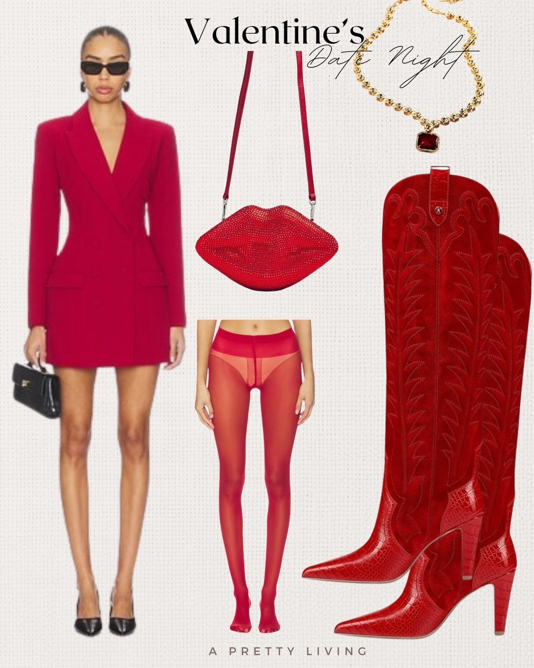 Date Night 💋 Outfit ♥️





#valentinesday #valentine #redhot #boots #valentinesoutfit #lips #kiss #jewelry

#LTKootd #LTKValentine