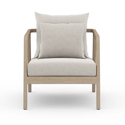 Layne Teak Patio Chair with Cushions | Wayfair North America