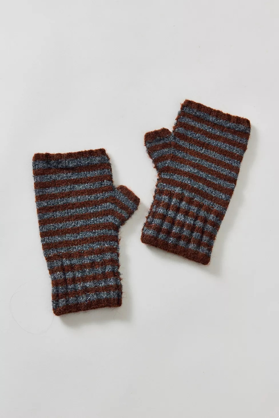 Knit Stripe Fingerless Mitten | Urban Outfitters (US and RoW)