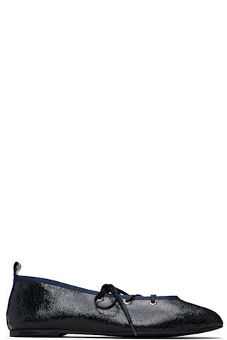Paloma Wool - Navy Pina Ballerina Flats | SSENSE
