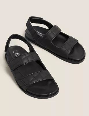 Leather Quilted Footbed Sandals | M&S Collection | M&S | Marks & Spencer (UK)