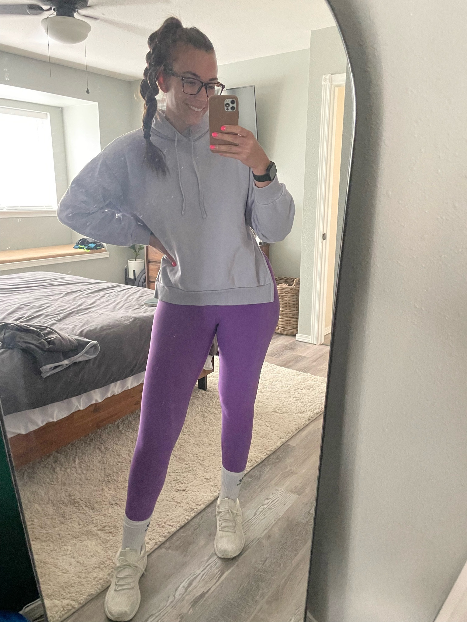 All purple workout set 💜 

#LTKfindsunder50 #LTKActive