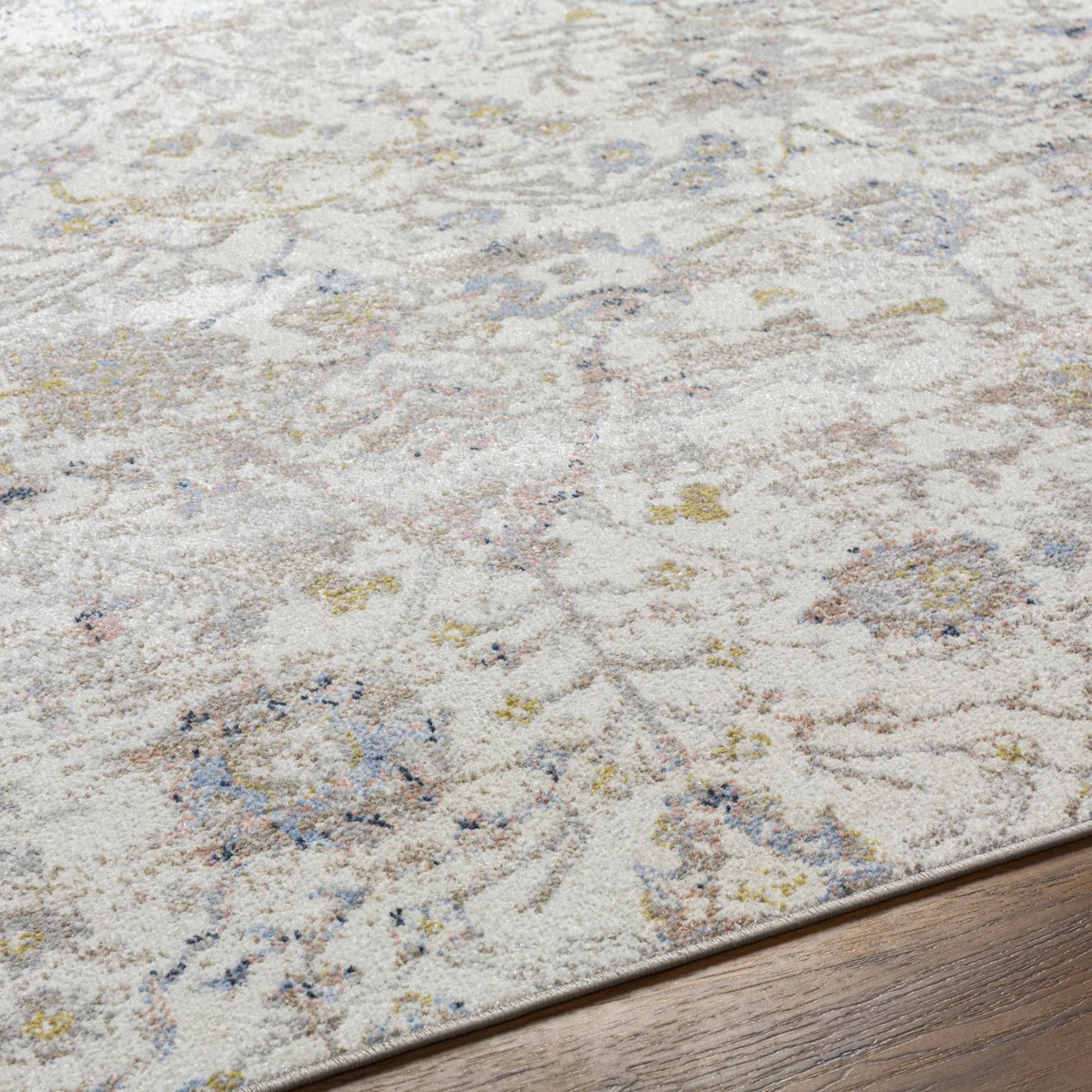 Essex Benfield Beige Machine Washable Area Rug | Wayfair North America