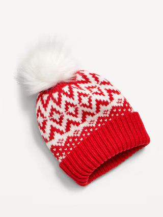 Sweater-Knit Beanie | Old Navy (US)
