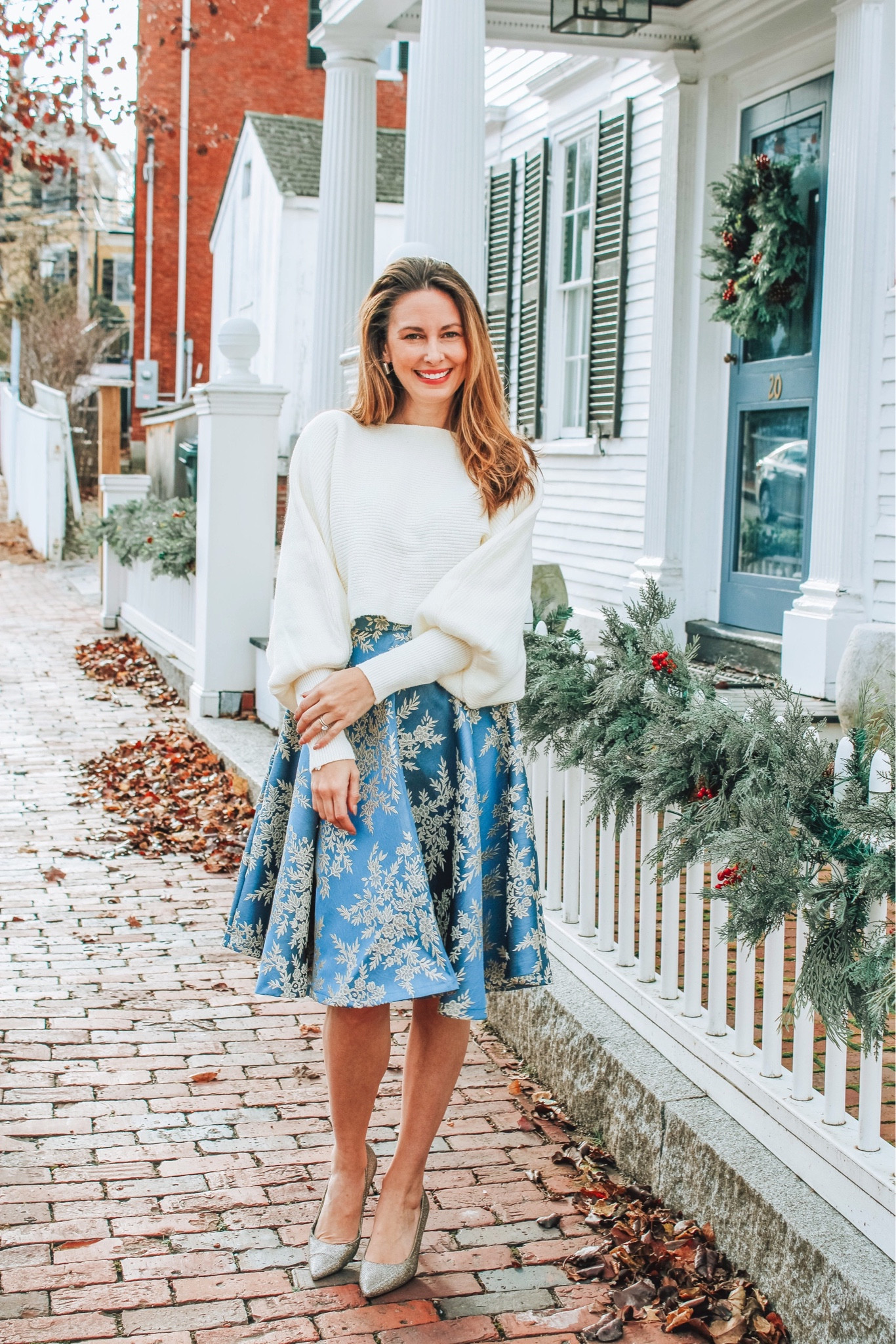 Holiday outfit, holiday outfit, midi skirt, winter sweater, Christmas outfit, 

#LTKFind #LTKSeasonal #LTKHoliday