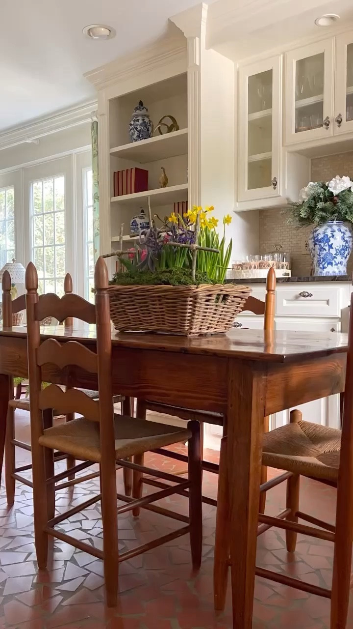 "He is risen!" - Matthew 28:6
Hope you all had a wonderful Easter.
I thought I would share this indoor Resurrection garden that I made for Easter using crosses that I created using sticks from outside hot glued together and wrapped with twine to secure. I crafted this beauty using potted Tulips, Hyacinth, and Daffodils - all chosen before full bloom to ensure they last even longer. Hint: I plan to create a Mother's Day Tablescape using this arrangement. To create your own, start by laying plastic bags at the bottom of a large basket (or any vessel you love), arrange the potted flowers with saucers underneath for protection, and nestle in some moss for that lush look. Tuck oasis in the front and insert crosses. Add a piece of ribbon to the center cross. What do you think? E
Blessings today and always, sweet friends. Thanks for being here. †
Much love, Rachel
#heisrisen t #happyeaster2024 #easterflowerarrangement #springflowerarrangement #eastercenterpiece #easyflowerarrangement #indoorgardenideas #centerpieceideas #springcenterpiece #bhghome #housebeautiful #southernlivingmag #southernladymag #lovelyhome #classicinterior #mytradhome #myhousebeautiful #betterhomesandgarden #traditionalhome #classichome #mysouthernliving #builtinshelves #drybar #blueandwhitehome #blueandwhitedecor

#LTKhome #LTKSeasonal #LTKstyletip