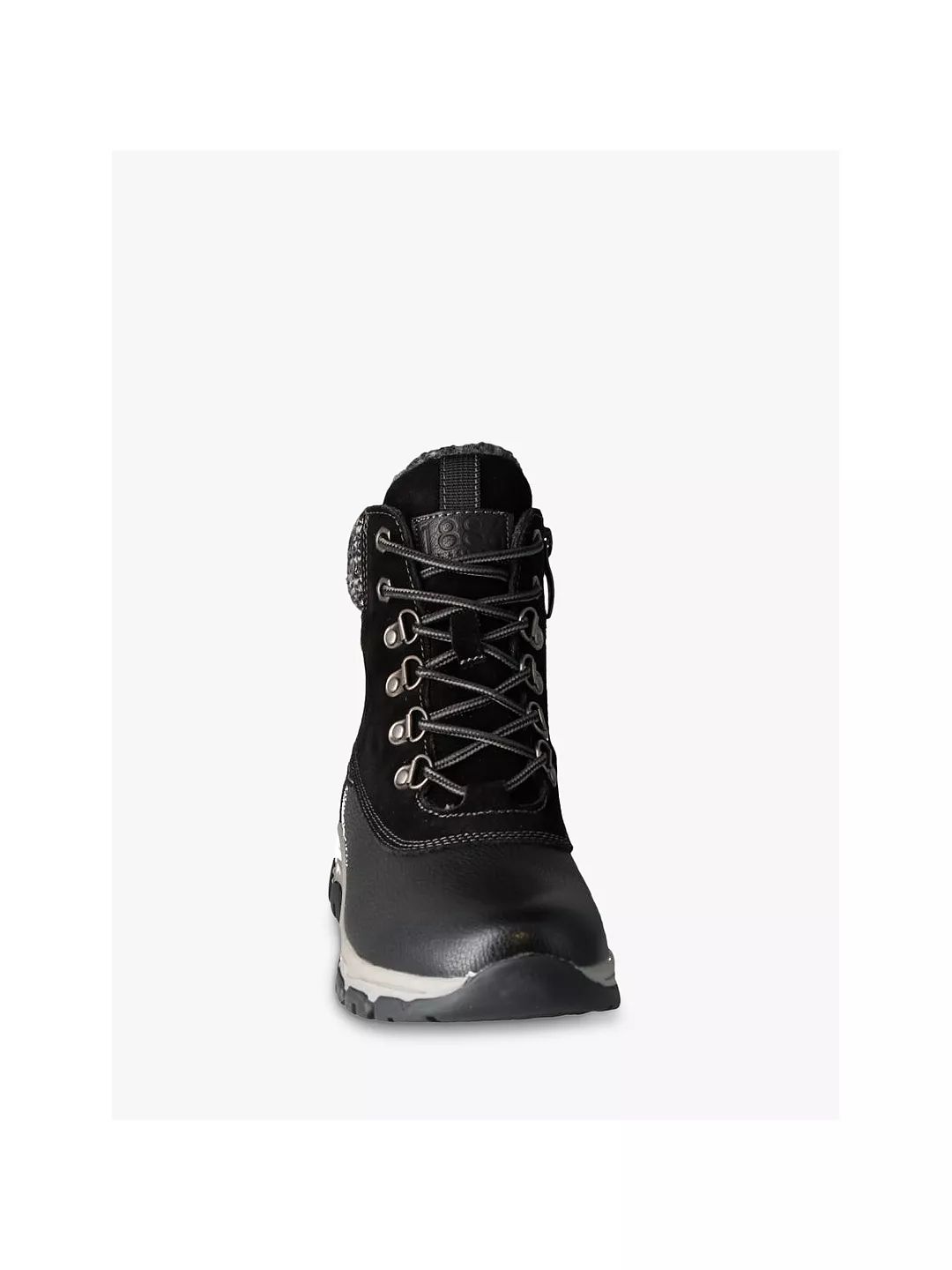 Josef Seibel Wynter 02 Leather Walking Boots, Black | John Lewis (UK)