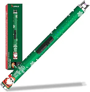 SUPRUS Electric Candle Lighter USB Lighter with Upgraded LED Battery Display Safety Switch Rechar... | Amazon (US)
