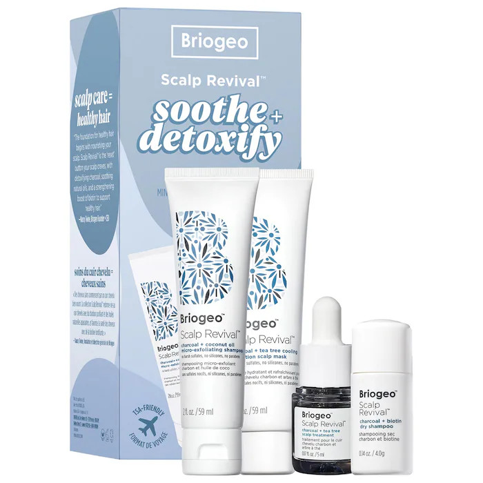 Scalp Revival™ Soothe + Detoxify Travel Set for Dry Itchy, Oily Scalp - Briogeo | Sephora | Sephora (US)