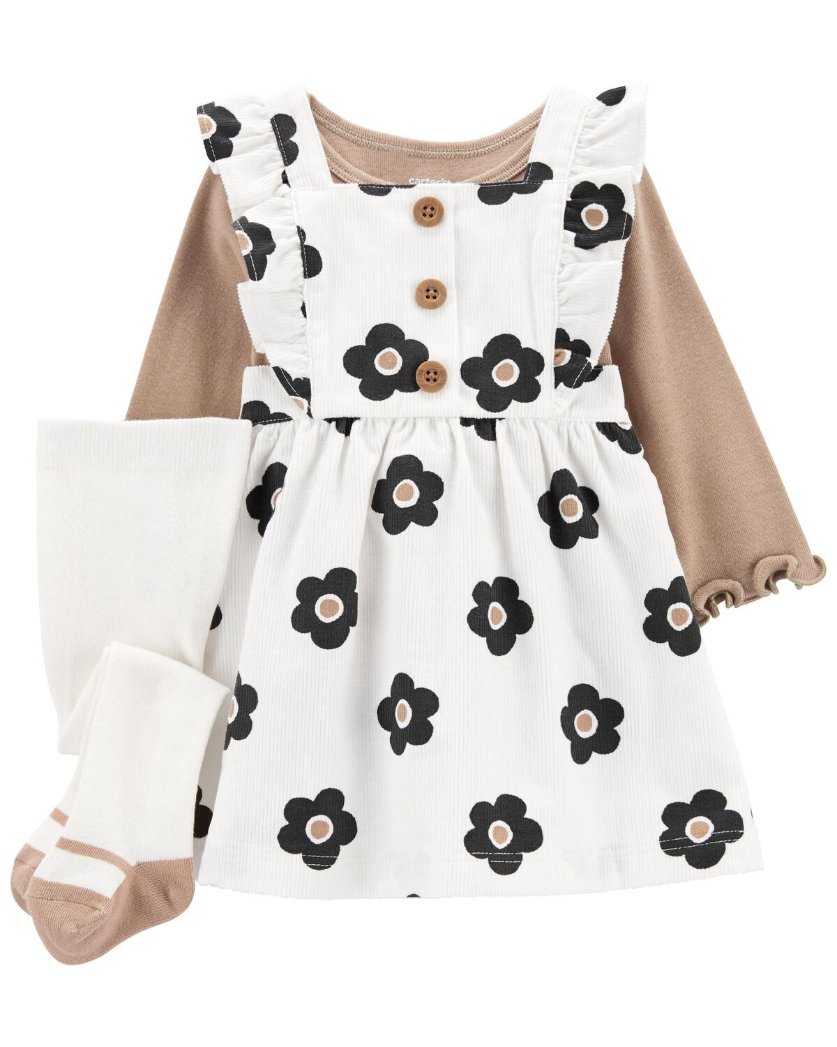 Multi Baby 3-Piece Tee & Jumper Set | carters.com | Carter's