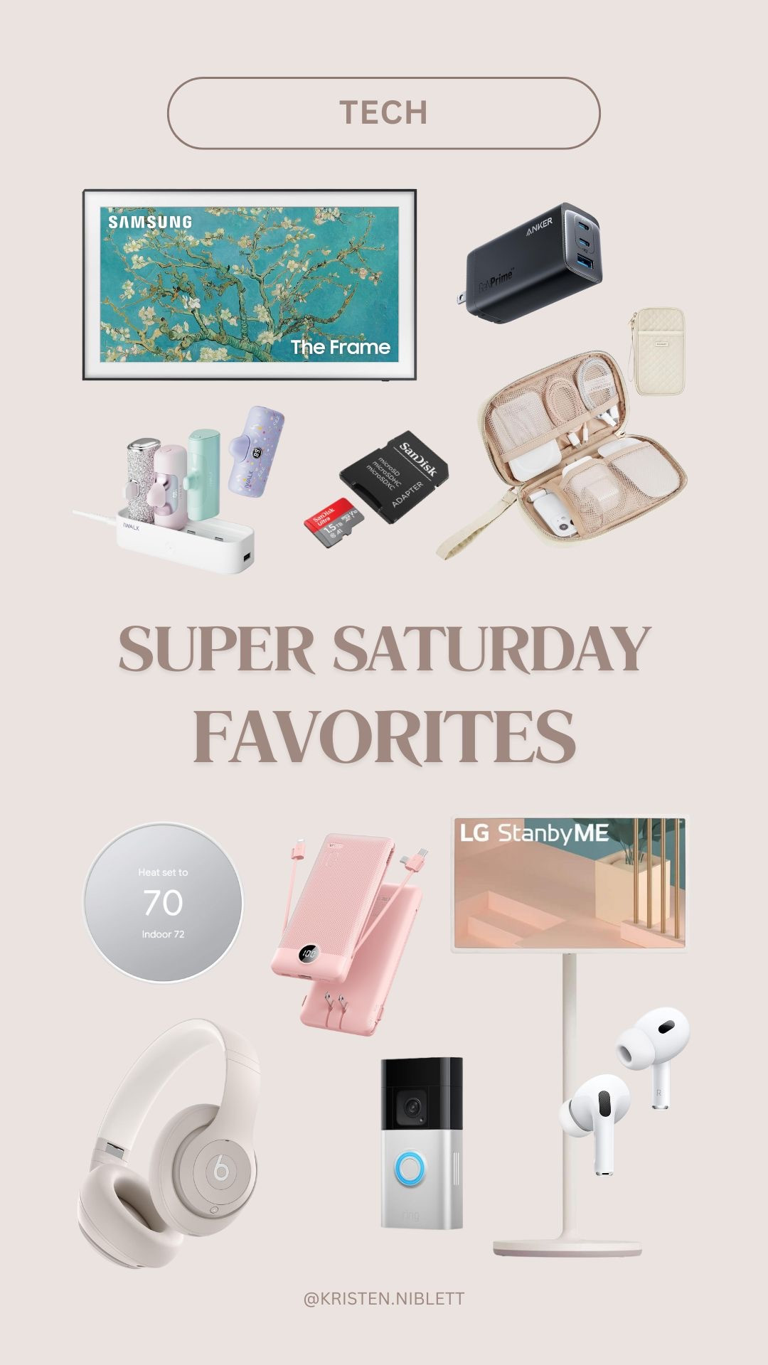 Tech finds for super Saturday 💙

#LTKGiftGuide #LTKHome #LTKSaleAlert