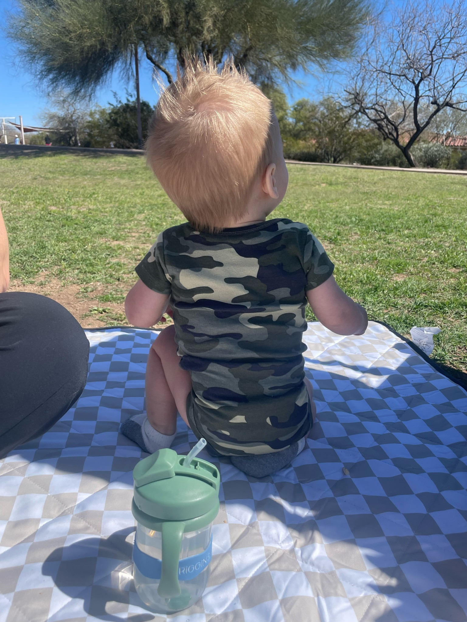 Picnic blanket 💯 
Inchbug Sippy cup name label 💯 
Cutest baby ever 💯

#LTKfamily #LTKkids #LTKbaby