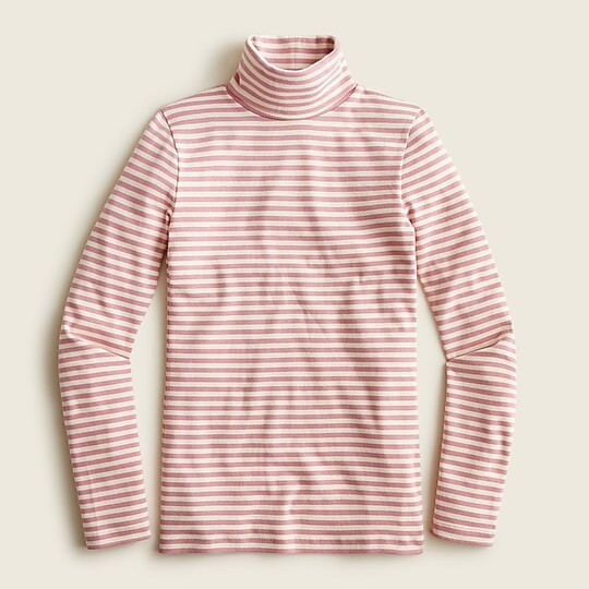 J.Crew: Perfect-fit Turtleneck In Stripe For Women | J. Crew US
