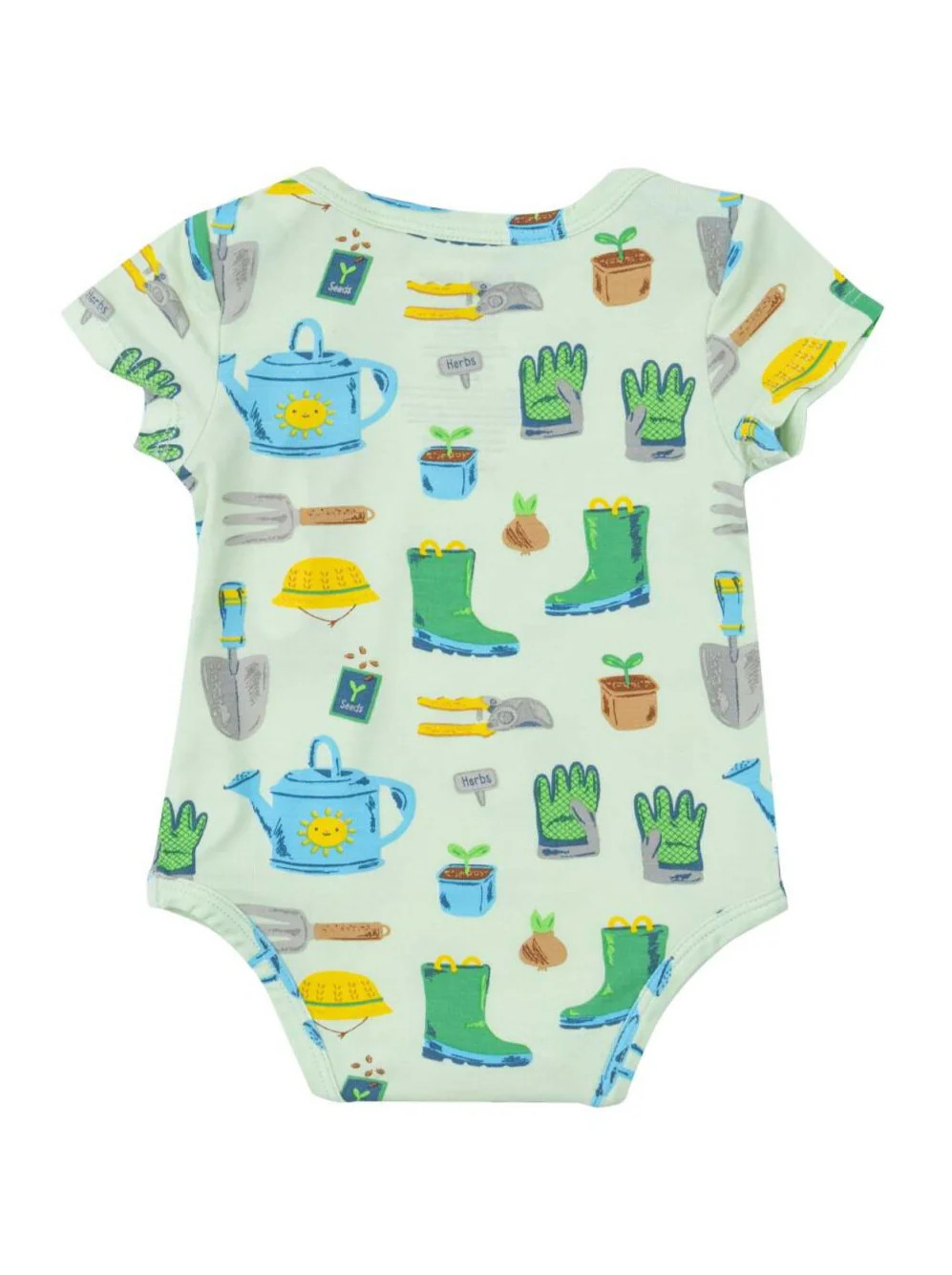 Short Sleeve Bodysuit, Garden Tools | SpearmintLOVE