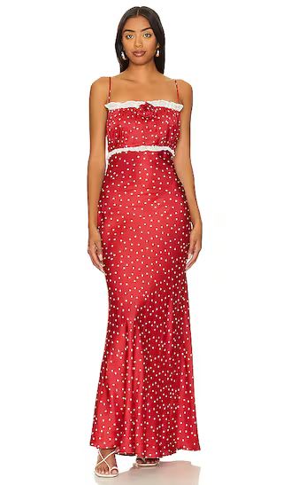 Kiki Maxi Dress in Red | Revolve Clothing (Global)