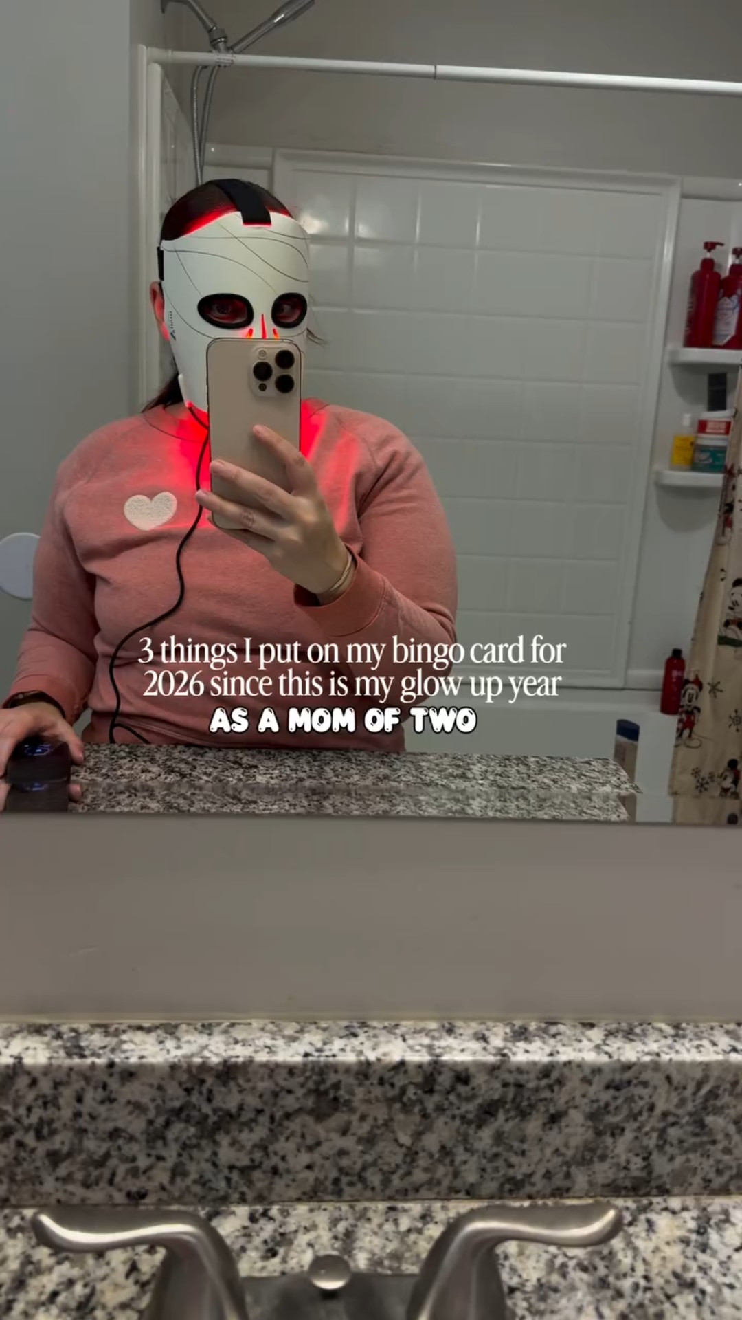 1. A walking pad because I finally got one for Christmas. I work in an office and between my schedule and the kids I can’t workout and some days I just want to get to 10k steps. Walking is the best form for insulin resistance so let’s go
2. Red light therapy mask which I also got for Christmas. Red light therapy can help inflammation. Planet Fitness has a whole red light therapy machine I’ll use time to time. So no more moon face 
3. Focusing on staying hydrated, more fiber and my cortisol. When I’m good health wise I feel like my life is way less chaotic and put together.
#momsupportingmoms #momhacks #over30 #glowupyear comfort creator, mom creator, boston ma, boston mom, over 30 creator, working mom, more than a mom,