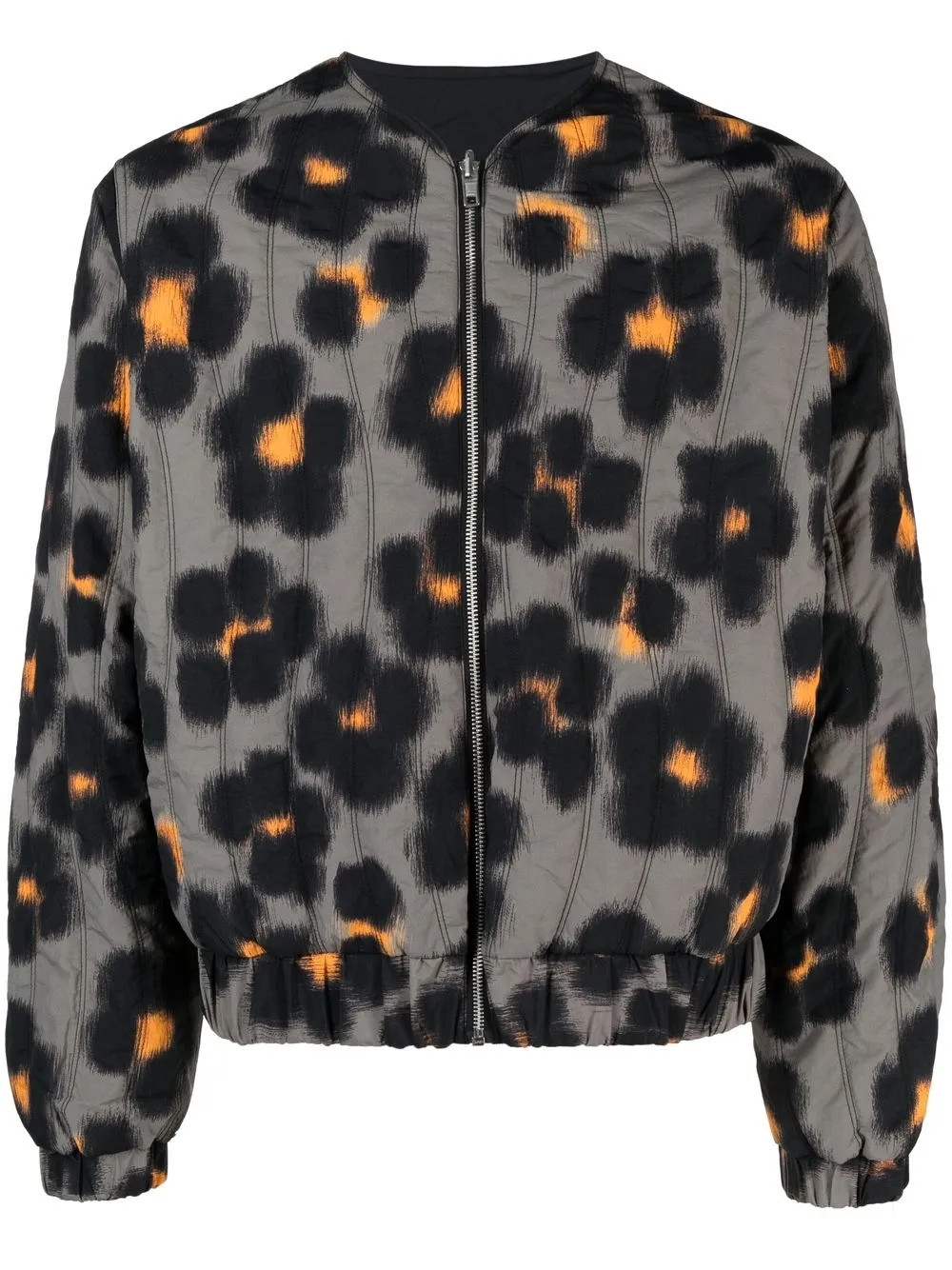 Kenzo Hana Leopard Reversible Bomber Jacket - Farfetch | Farfetch Global