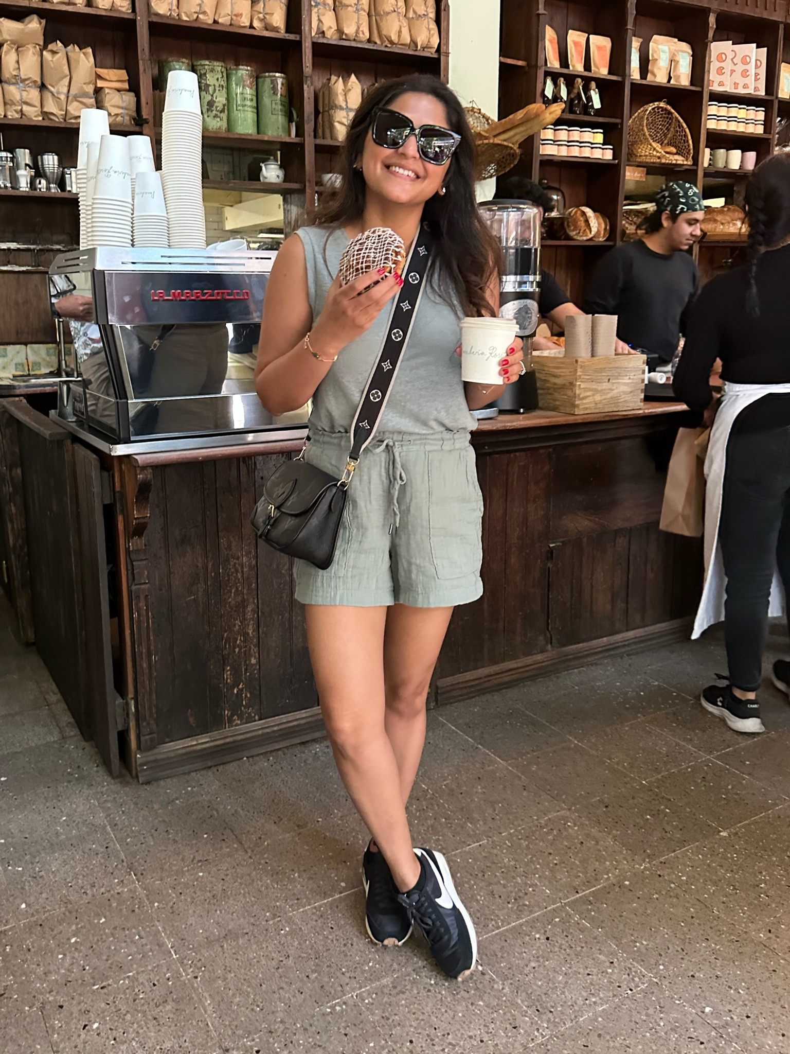 Loved this matching set for an on the go and cute outfit ! Everything linked below and on sale !

#LTKtravel #LTKunder50