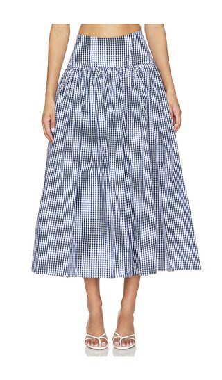Alexis Havara Skirt in Navy,White. - size XS | Revolve Clothing (Global)