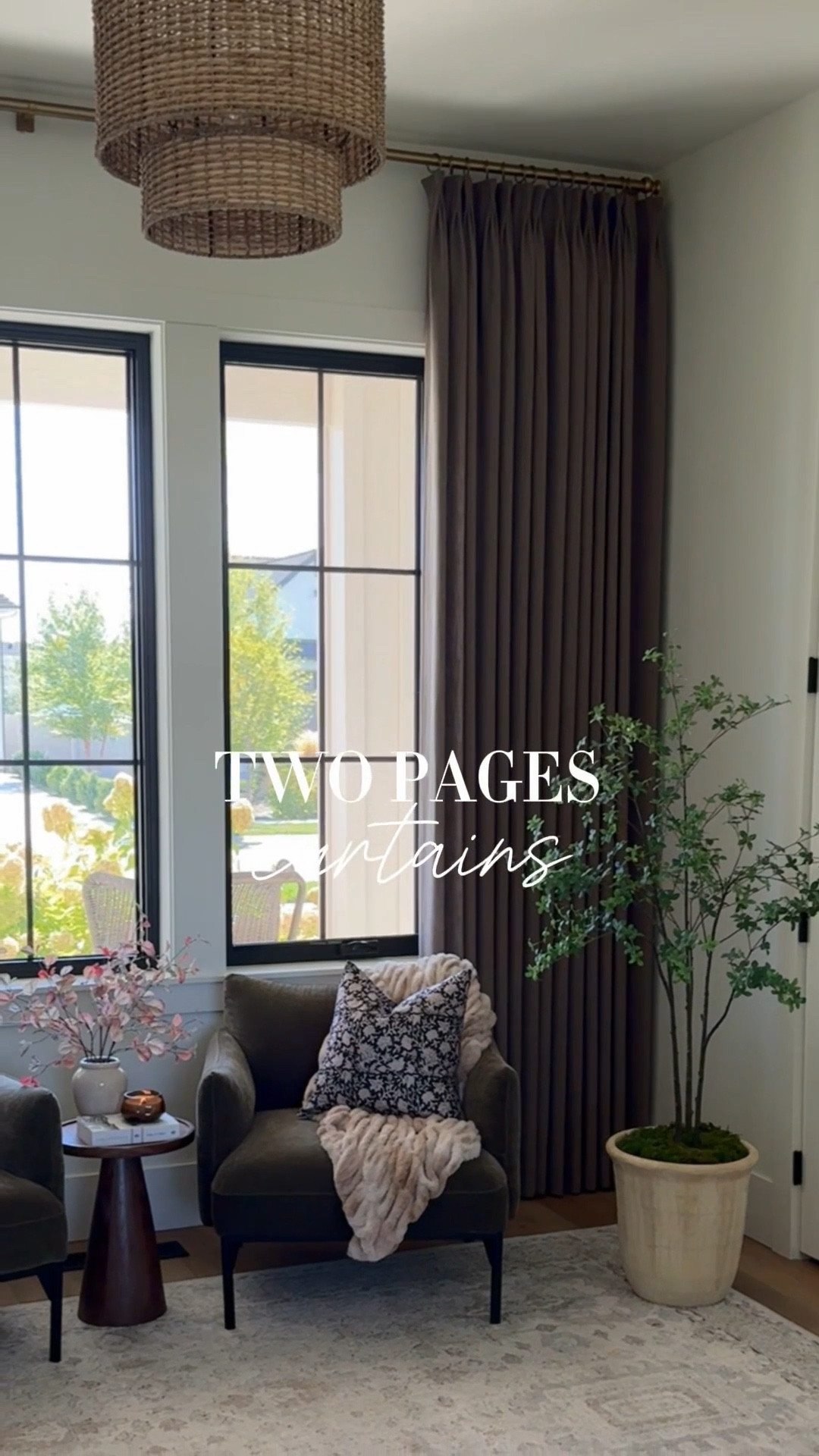 Gorgeous custom pinch pleat curtains are my key tip to elevating any space! Two Pages is my go to for all curtains. Use code WHITEATHOME to save 15% on your order! 


Color: Oak Dim Grey
Header:Triple Pinch Pleat
liner: none 
Memory trained 

#LTKSaleAlert #LTKStyleTip #LTKHome