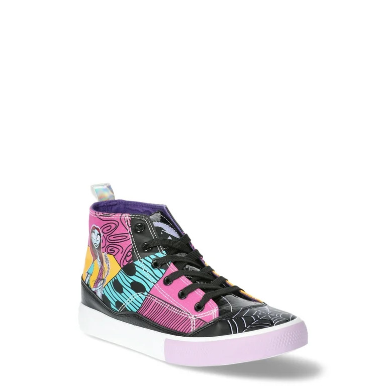 Women's Disney Nightmare Before Christmas High Top lace up sneaker | Walmart (US)