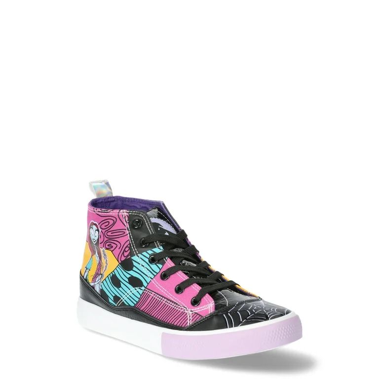 Women's Disney Nightmare Before Christmas High Top Lace Up sneaker - Walmart.com | Walmart (US)