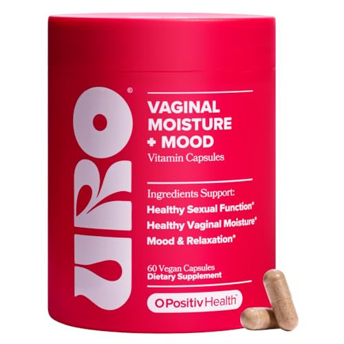 O Positiv URO Vaginal Moisture & Mood – Formulated to Support Vaginal Moisture, Mood & Relaxation – with KSM-66® Ashwagandha, Ginkgo Biloba, Mucuna pruriens, and GABA – 30 Servings | Amazon (US)